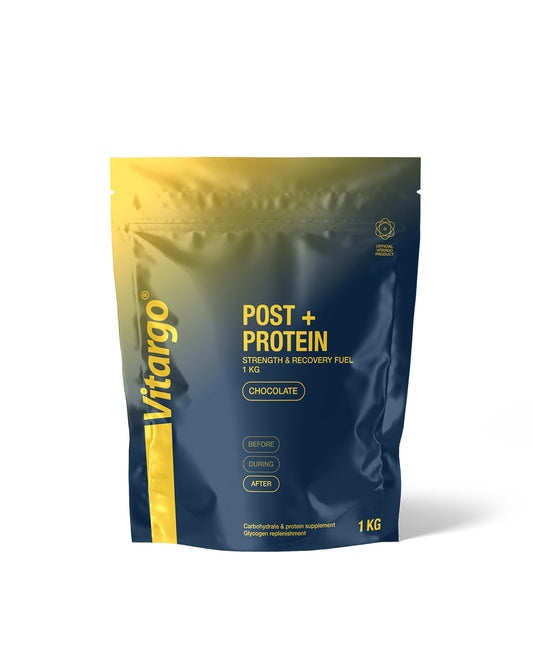 Vitargo POST + Protein 1kg pouch, Chocolate flavor