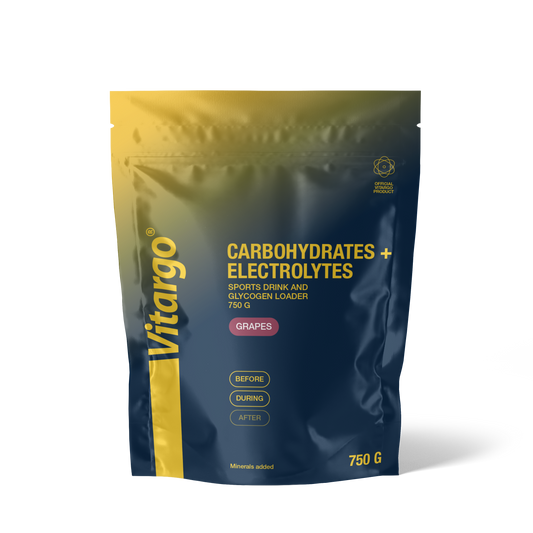 Vitargo + Electrolytes 750g pouch, Grapes flavor