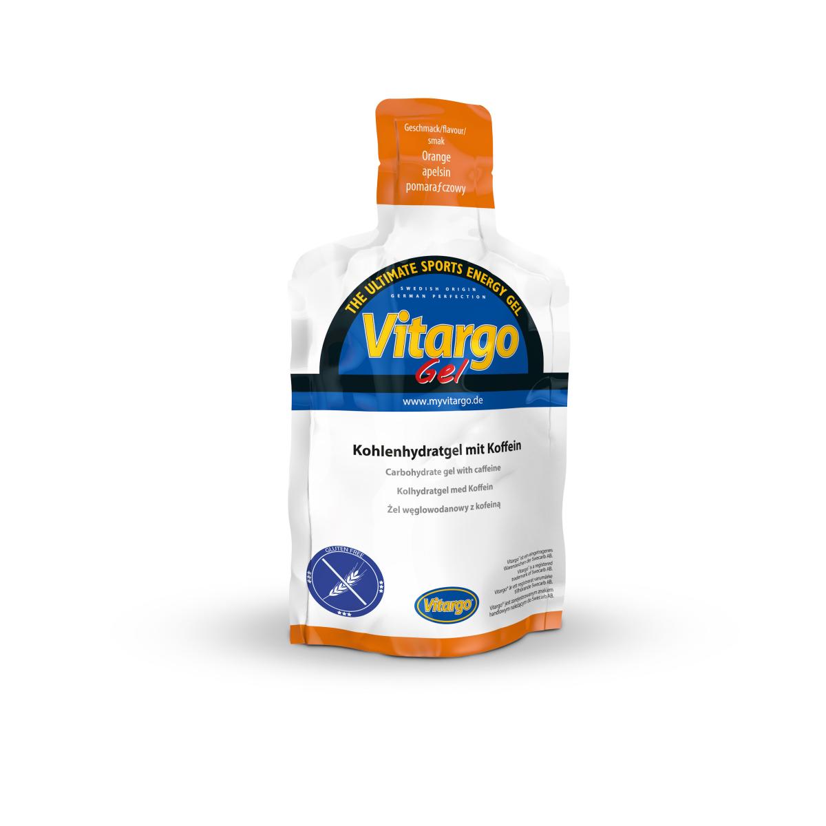 Energigel, Vitargo gel 45 g orange med koffein | Vitargo.se
